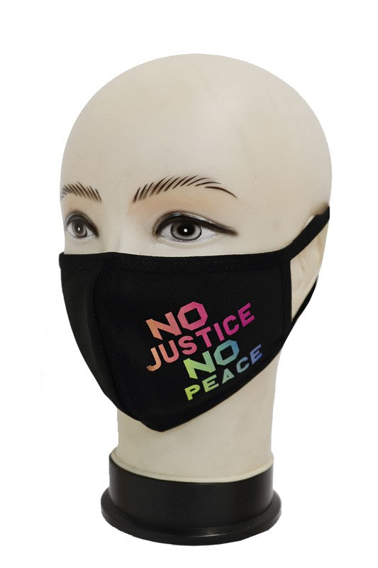 Justice & Peace  Mask