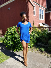 Load image into Gallery viewer, Bella Blue Tshirt dress