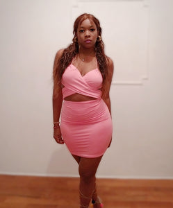 Not So Innocent Pink Mini Dress