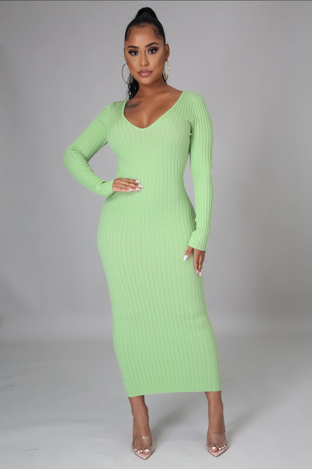 Carib Knit Midi Dress