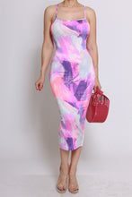 Load image into Gallery viewer, Cotton Candy Stretch Midi